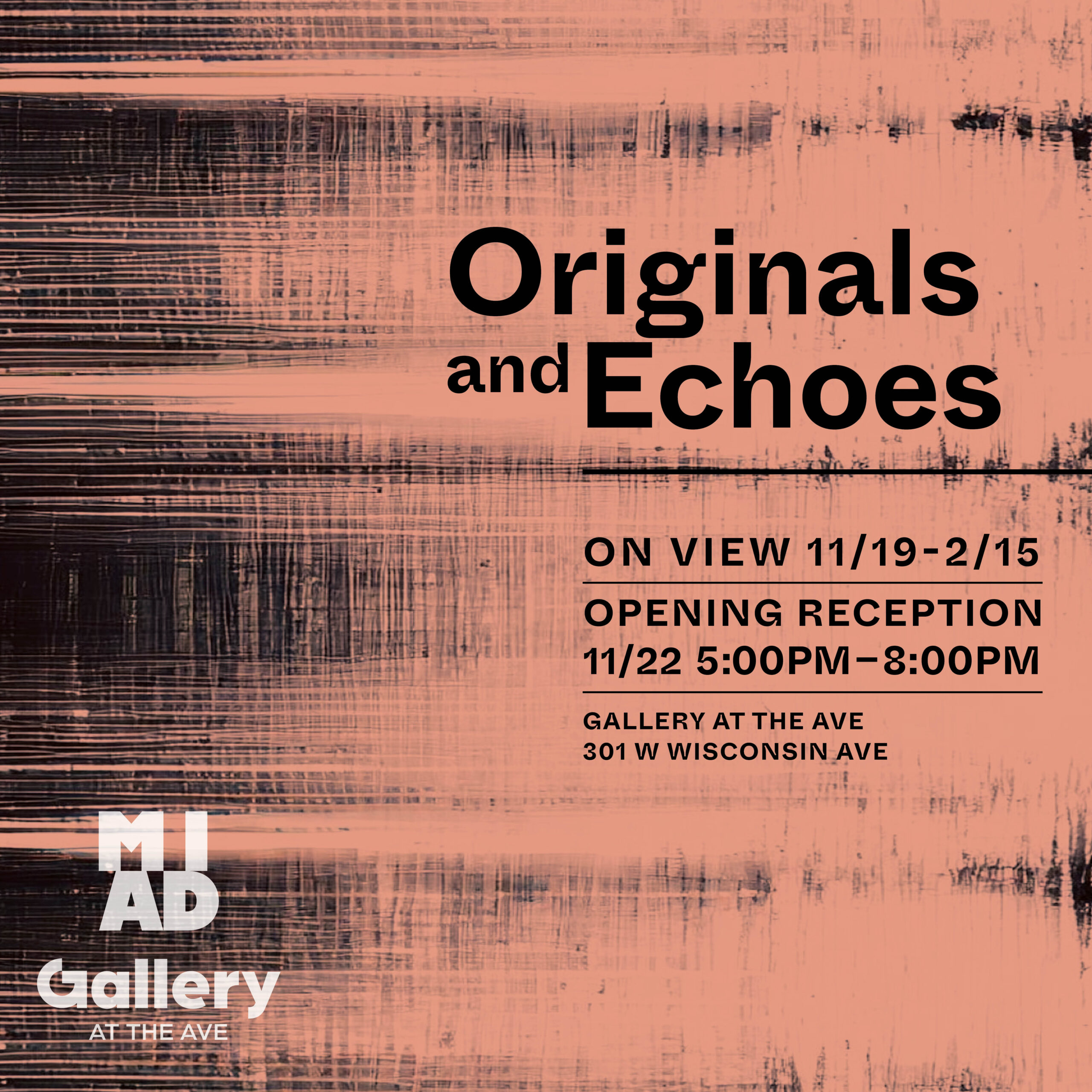 originals and echoes opening reception